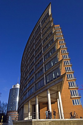 Exterior, Hanseatic Trade Center (HTC), Hafencity district, Hamburg Harbour, Hamburg, Germany, Europe