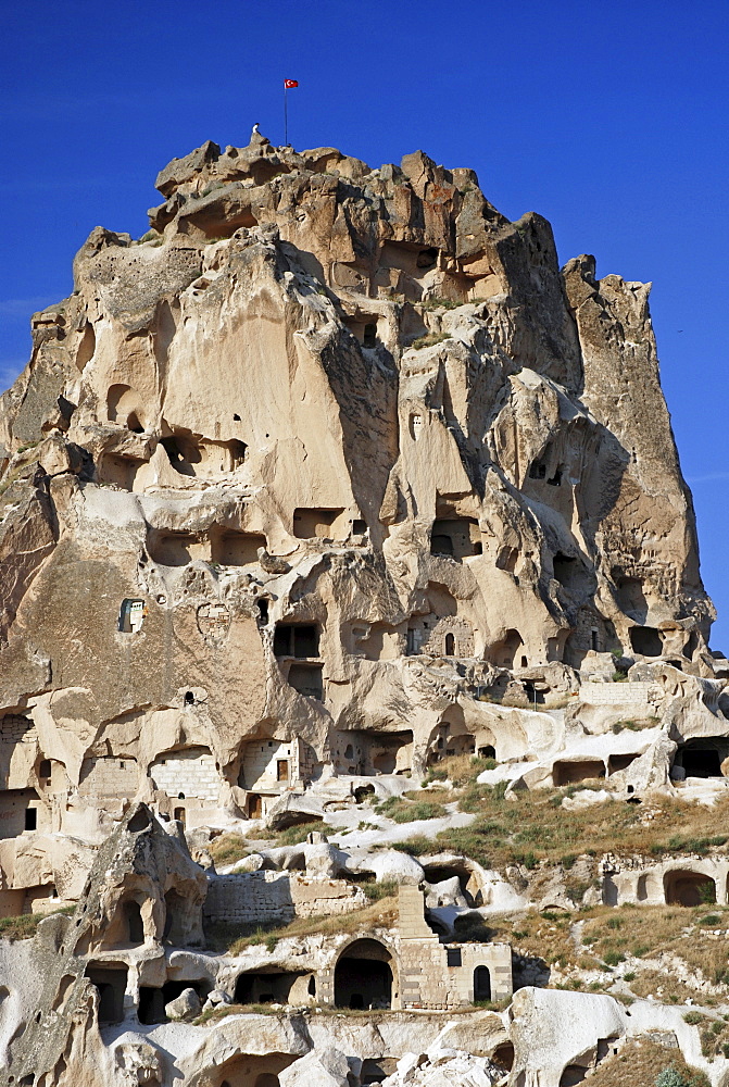 Tuff rock from Uchisar, near by Goereme, Cappadocia, turkey