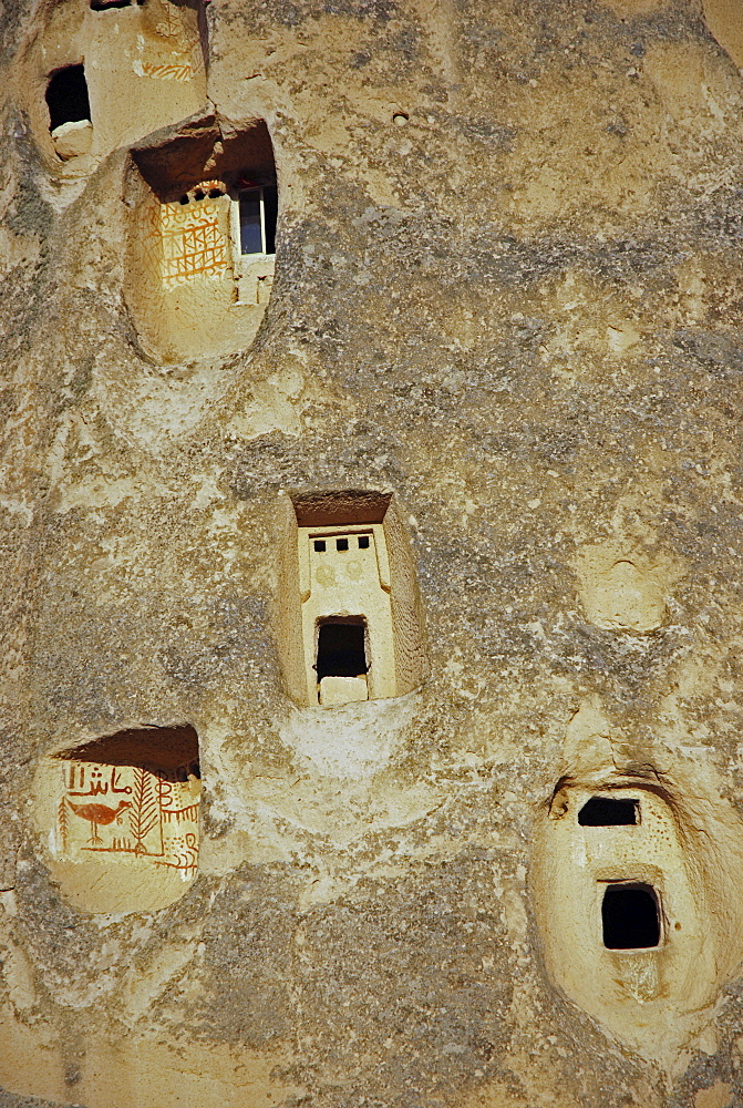 Uchisar Castle hill, Cappadocia, Turkey