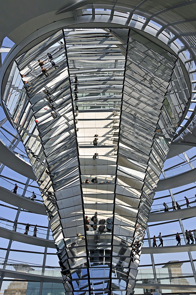 Reichstag Dome, Bundestag, German Parliament Building, Berlin, Germany, Europe