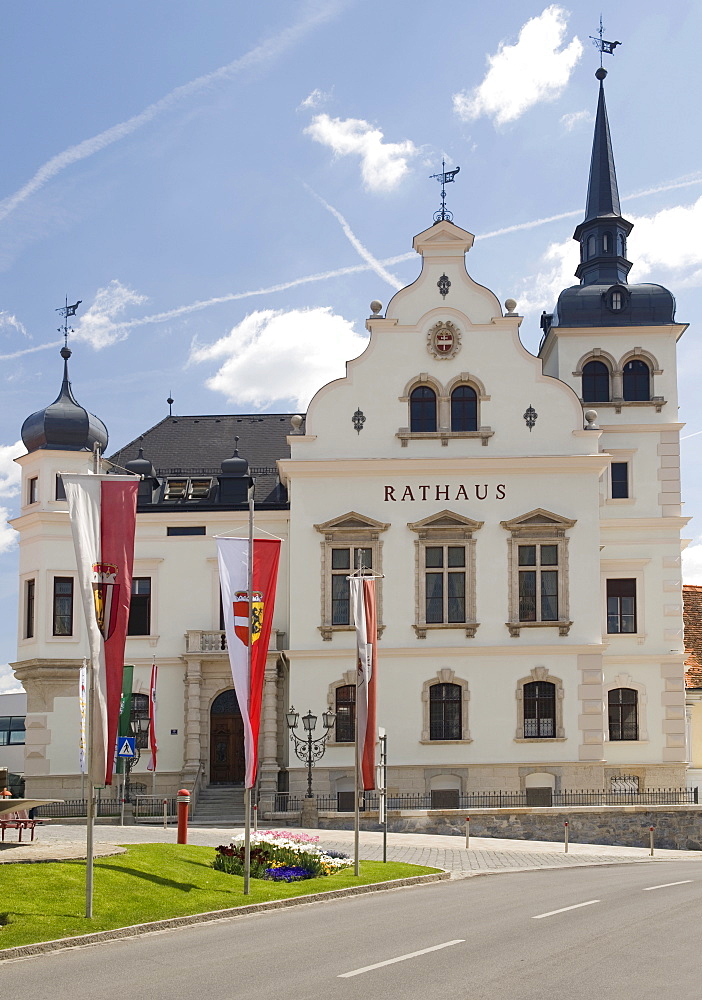 City hall in Gleisdorf, East Styria, Austria, Europe