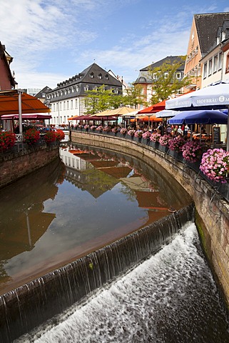 "Little Venice" in the old town, Saarburg, Saarland, Rhineland-Palatinate, Germany, Europe, PublicGround