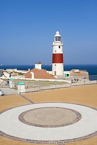 The Europa Point Lighthouse, Trinity Lighthouse at Europa Point, Victoria Tower, Europa Point, Gibraltar, Europe