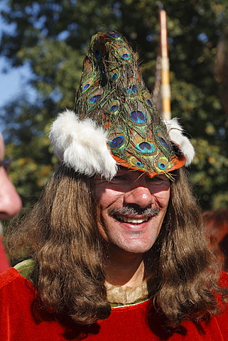 Festival in castle ruin Botenlauben, Bodenlaube, Bad Kissingen, Rhoen, Franconia, Germany