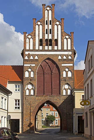 Rostock Gate, Teterow, Mecklenburg Switzerland, Mecklenburg-Western Pomerania, Germany, Europe