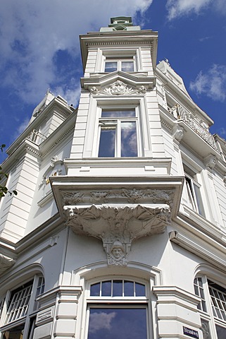 Historic Strandhotel Blankenese, built in 1902, in Strandweg street, Hamburg's Blankenese quarter on the Elbe river, Altona district, suburb on the Elbe river, Hamburg, Germany, Europe, PublicGround