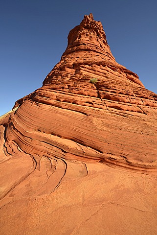 Teepees of the Paw Hole, eroded Navajo sandstone rocks at the entrance to the South Coyote Buttes, Pareah Paria Plateau, Vermillion Cliffs National Monument, Arizona, Utah, Southwestern USA, USA