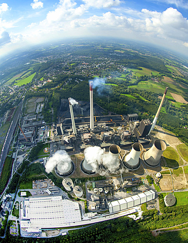 E.ON Scholven Power Station, Gelsenkirchen, Ruhr district, North Rhine-Westphalia, Germany, Europe