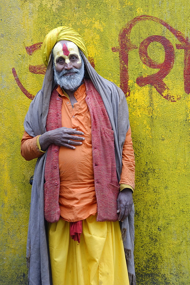 Hinduist Sadhu, Holy Man, Pashupatinath Temple, Kathmandu, Nepal, Asia