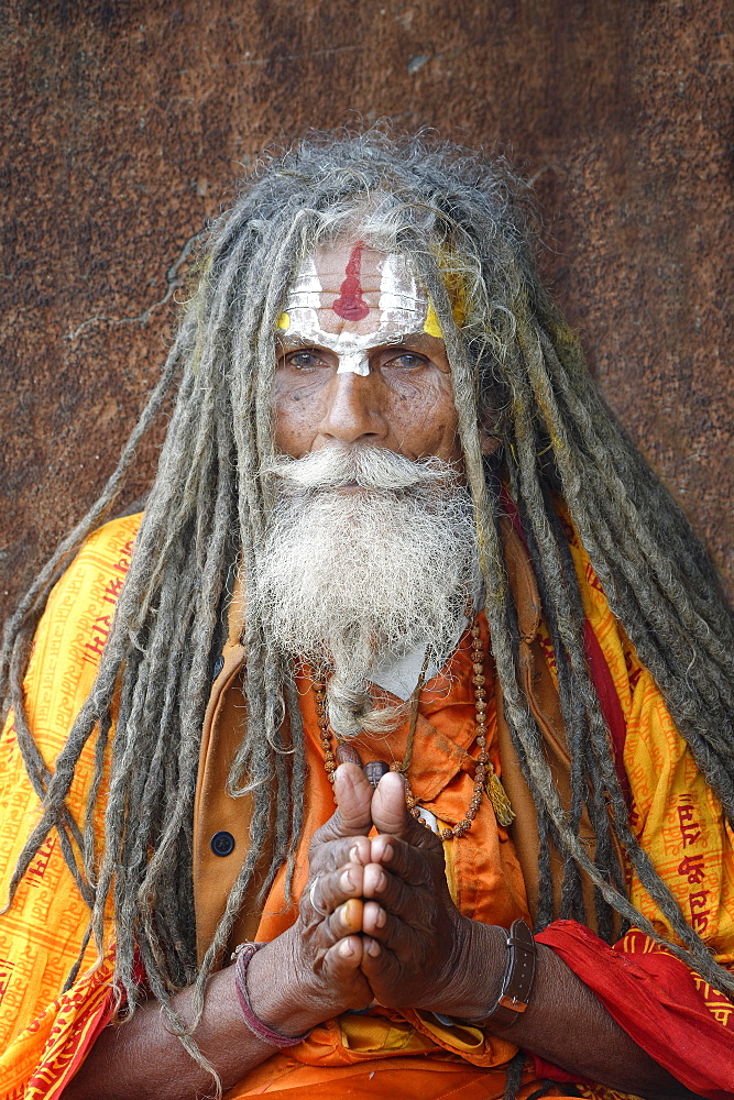 Hinduist Sadhu, Holy Man, Pashupatinath Temple, Kathmandu, Nepal, Asia