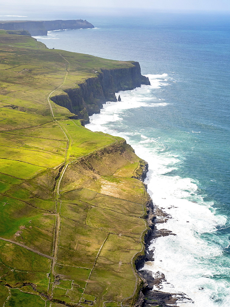 Cliffs of Moher, rocky coastline, County Clare, Ireland, Europe