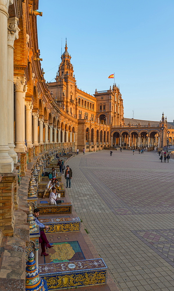 National Geographic Institute, Plaza de Espana, Seville, Spain, Europe