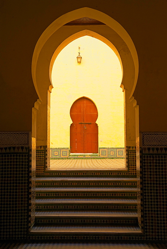 Mausoleum of Moulay Ismail, Meknes, Morocco, Africa