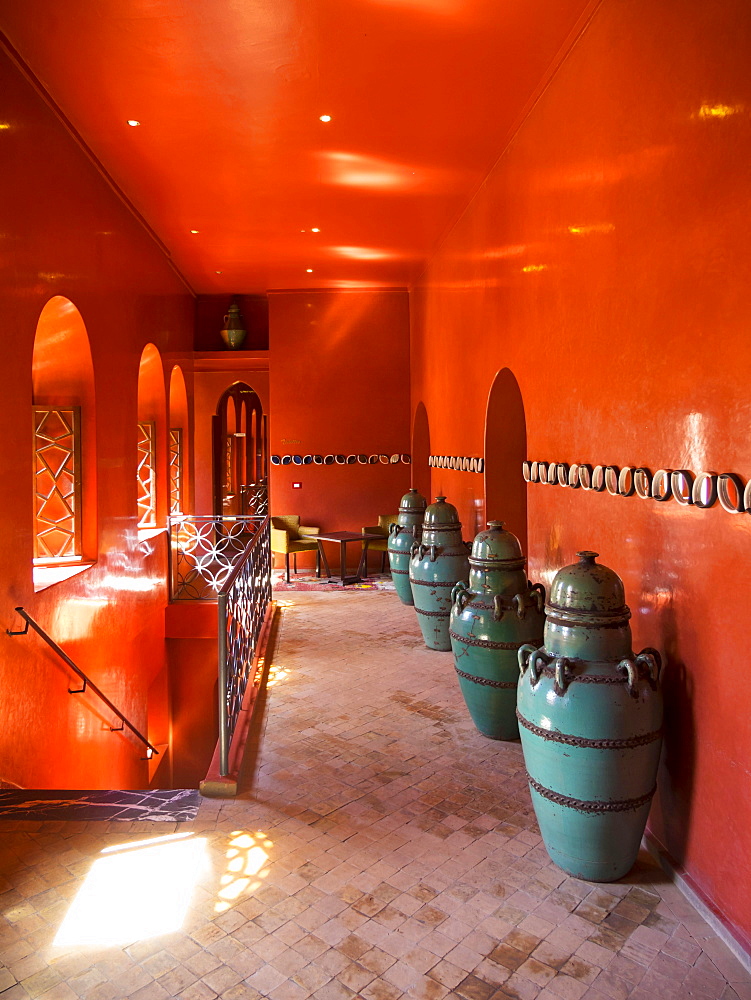 Cafe Arabe, trendy meeting place, Medina, Marrakech, Marrakech-Tensift-Al Haouz, Morocco, Africa