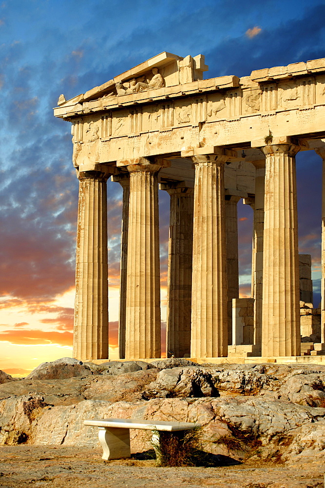 The Parthenon Temple, Acropolis, Athens, Greece, Europe