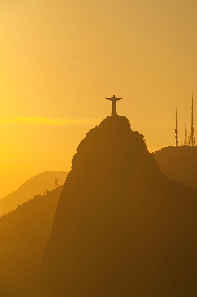 View from the Sugarloaf Mountain or Pao de Acucar, Rio de Janeiro, Brazil, South America