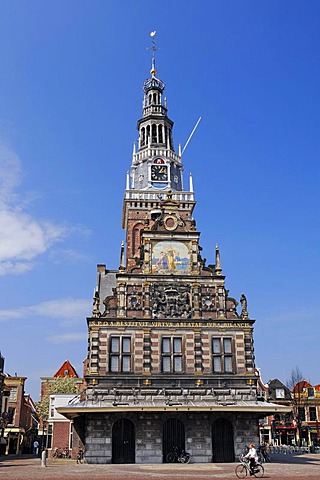 Cheese Museum, De Waag, former Weigh House, Alkmaar, North Holland, Holland, Netherlands, Europe