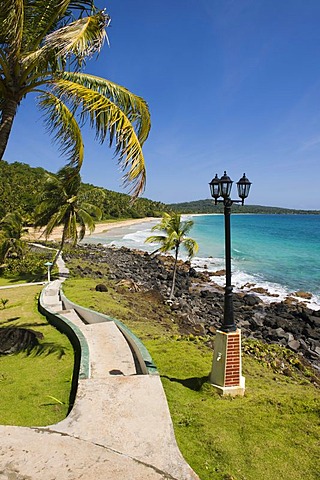 Park, Big Corn Island, Caribbean Sea, Nicaragua, Central America