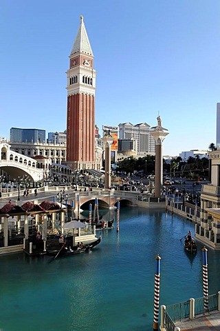 Venetian Hotel on the Las Vegas Boulevard, Las Vegas, Nevada, USA, North America