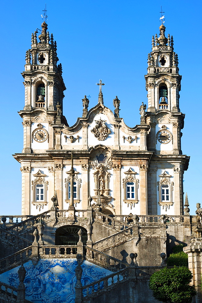 Nossa Senhora dos Remedios Church, Lamego, Tras-Os-Montes, Portugal, Europe