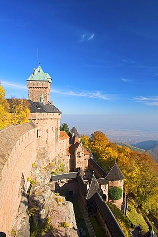 Haut-Koenigsbourg, castle, Alsace, France, Europe