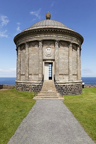 Mussenden Temple, Downhill Estate, County Derry, Northern Ireland, Great Britain, Europe