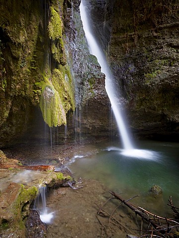 Hinang waterfalls, Hinang, Allgaeu, Bavaria, Germany, Europe