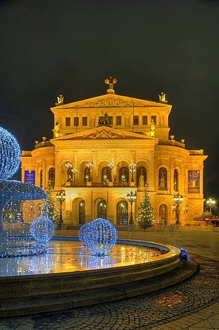 Alte Oper, opera house, Frankfurt am Main, Hesse, Germany, Europe