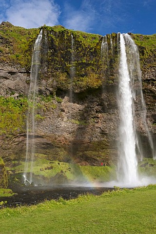 Seljalandsfoss Waterfall, South Iceland, Iceland, Europe