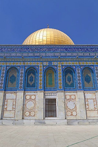 The Dome of the Rock, Temple Mount, east Jerusalem, Israel, Middle East