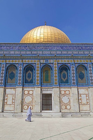 The Dome of the Rock, Temple Mount, east Jerusalem, Israel, Middle East