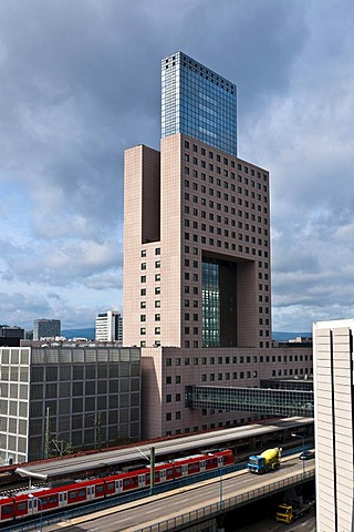 Torhaus building in the trade fair grounds, Frankfurt am Main, Hesse, Germany, Europe