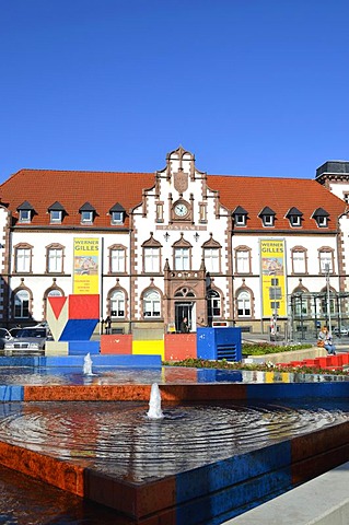 Kunstmuseum Muelheim an der Ruhr, art museum, in the Alte Post building, former postal building, Synagogenplatz square, Muelheim an der Ruhr, Ruhr Area, Germany, Europe, PublicGround