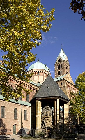 Speyer Cathedral, Imperial Cathedral Basilica of the Assumption and St. Stephen, Speyer, Upper Rhine, Rhineland-Palatinate, Germany, Europe