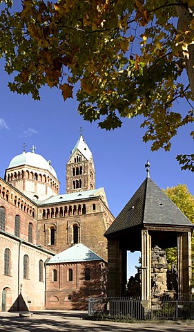 Speyer Cathedral, Imperial Cathedral Basilica of the Assumption and St. Stephen, Speyer, Upper Rhine, Rhineland-Palatinate, Germany, Europe