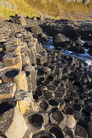 Basaltic columns, Giant's Causeway, Causeway Coast, County Antrim, Northern Ireland, United Kingdom, Europe