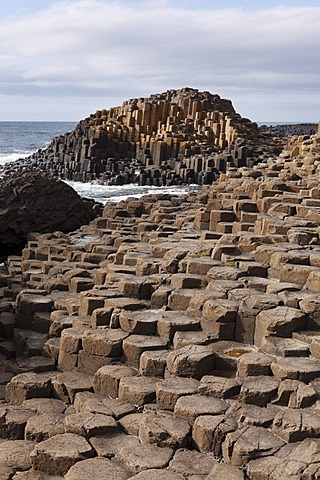 Basaltic columns, Giant's Causeway, Causeway Coast, County Antrim, Northern Ireland, United Kingdom, Europe