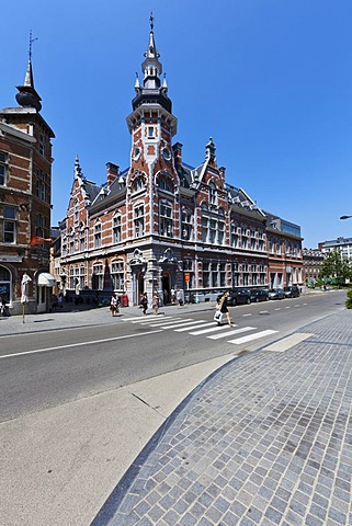 Historic building on Grote Markt square, Leuven, Belgium, Europe