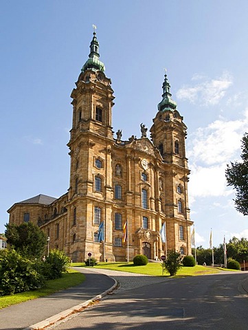 Basilika Vierzehnheiligen, Basilica of the Fourteen Holy Helpers, Upper Main Valley, Upper Franconia, Franconia, Bavaria, Germany, Europe