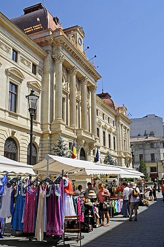 Souvenir stalls, street market, Lipscani district, historic district, Bucharest, Romania, Eastern Europe, PublicGround