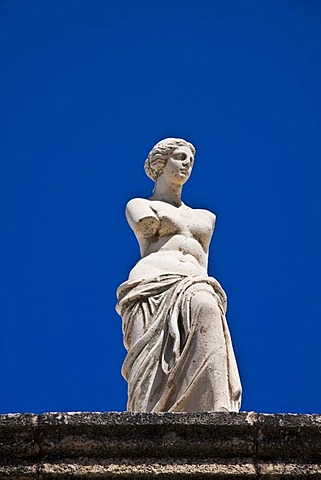 Statue of Aphrodite, Lindos, Rhodes, Greece, Europe