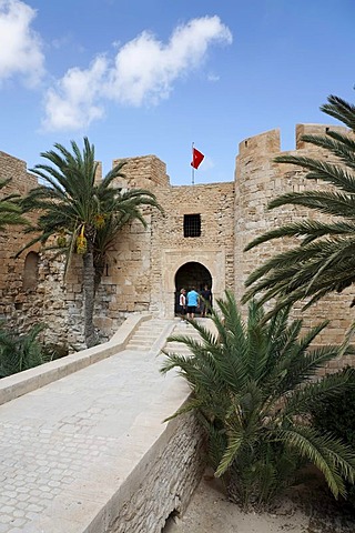 Bordj El Kebir fort in Houmt Souk on Djerba Island, Tunisia, Maghreb, North Africa, Africa