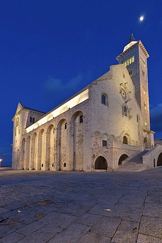 Cathedral of San Nicola Pellegrino, Cathedral of Trani by the sea, Apulia, Southern Italy, Italy, Europe