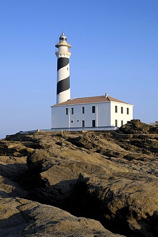 Lighthouse, Cap de Favaritx, Menorca, Balearic Islands, Spain, Europe