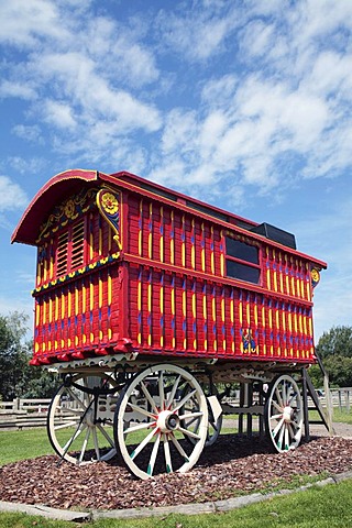 Gypsy or Romany caravan, Horsham, Sussex, England, United Kingdom, Europe