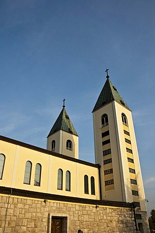 Church, sanctuary in Medjugorje, Bosnia and Herzegovina, Europe