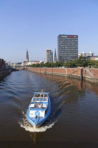 Harbour cruise, Hamburg, Germany, Europe