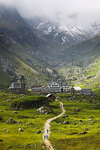 Megglisalp in summer in the Alpstein Mountains, Switzerland, Europe, PublicGround