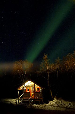 Green Northern light, Aurora Borelais