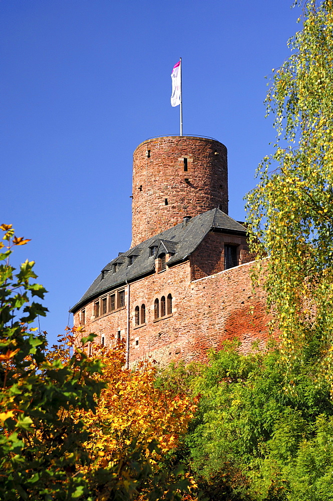 Burg Hengebach castle in Heimbach, Eifel, North Rhine-Westphalia, Germany, Europe